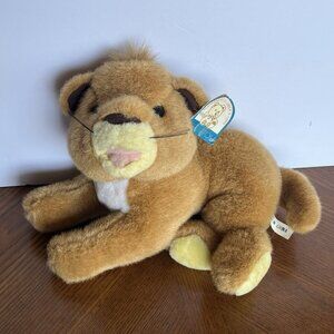 Kellytoy Lion Cub Plush Playful Open Mouth Vintage Playpets to Cuddle Tag